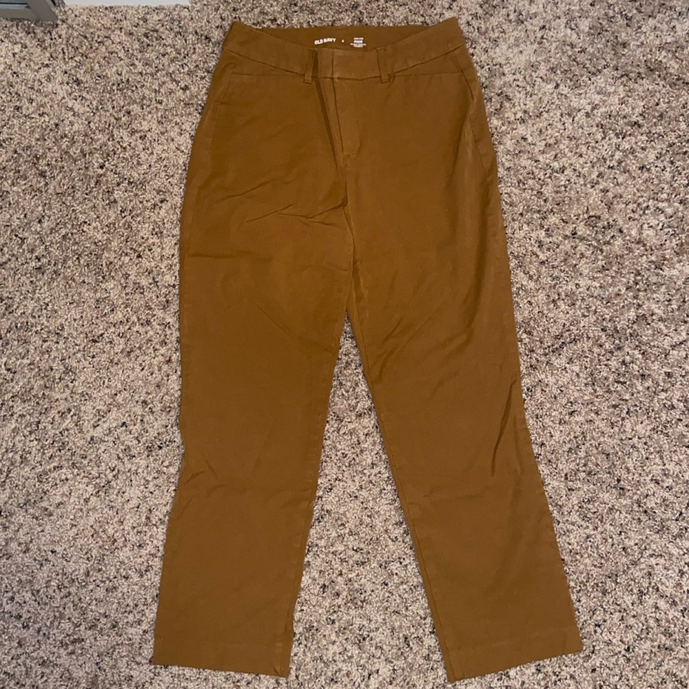 High-Waisted Pixie Straight Pants